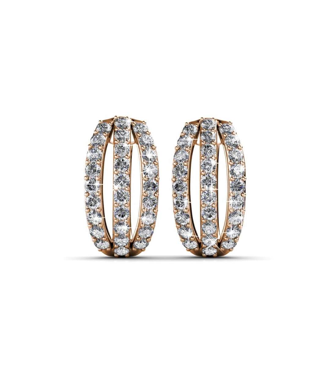 Boucles d'oreilles Elegant, Cristal d'Autriche