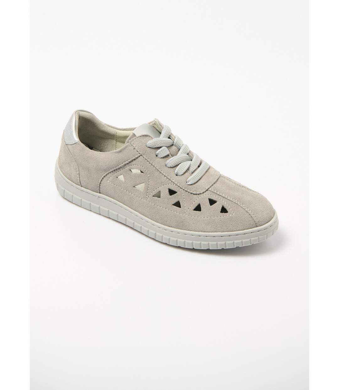 Derbies à lacets cuir largeur confort perforées-1