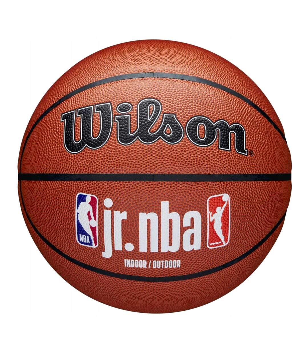 Ballon De Basket Motif/style Logo Jr Nba Taille 7 Marron Wilson-1