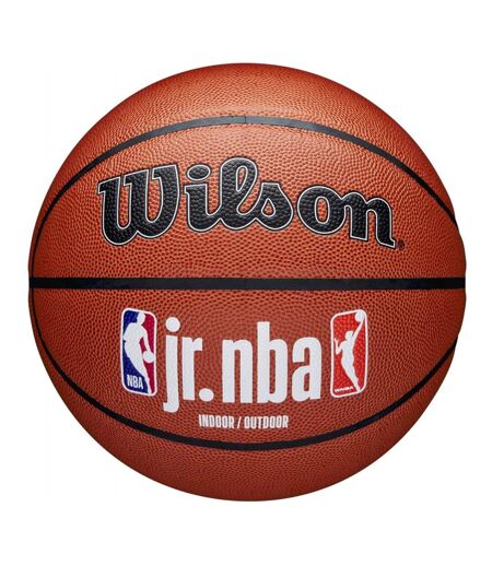 Ballon De Basket Motif/style Logo Jr Nba Taille 7 Marron Wilson