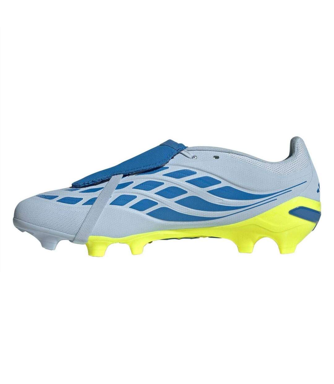 Unisex Adult Predator 3 Firm Ground Football Boots Blue Yellow Adidas-3