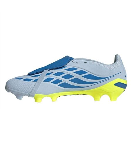 Unisex Adult Predator 3 Firm Ground Football Boots Blue Yellow Adidas
