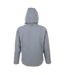 SOLS Mens Replay Hooded Soft Shell Jacket (Breathable, Windproof And Water Resistant) (Grey Marl)