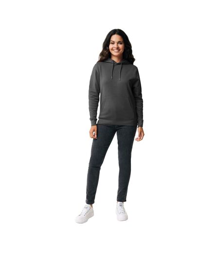 Unisex Adult Rila Recycled Cotton Lightweight Hoodie Anthracite Iqoniq