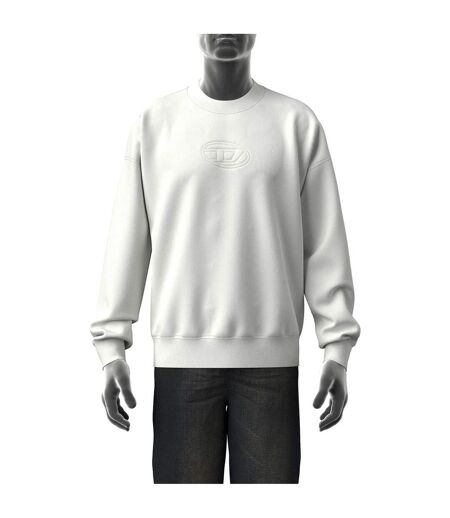 Mens Roby N1 Regular Sweatshirt Off White Diesel