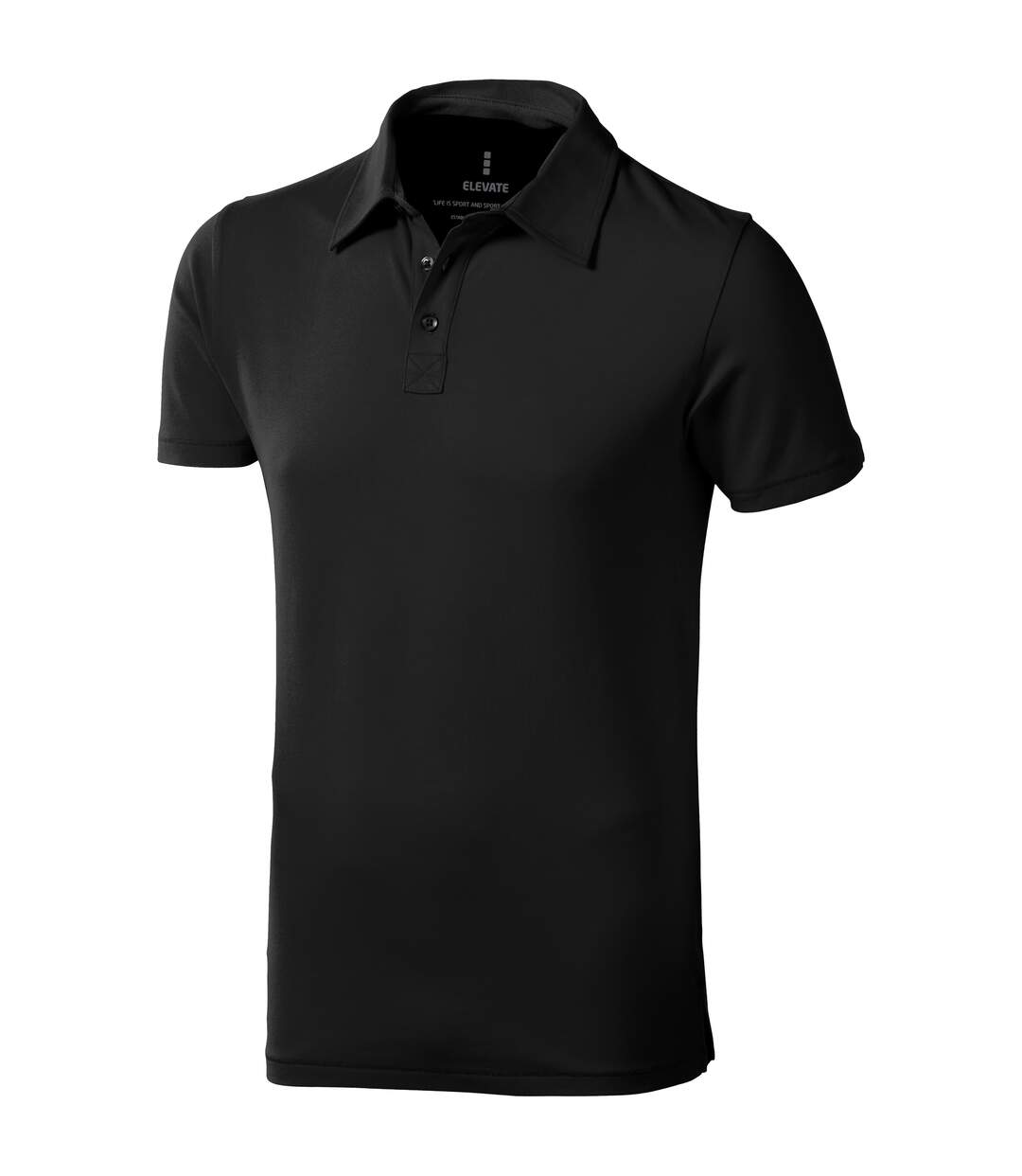 Mens markham short sleeve polo anthracite Elevate