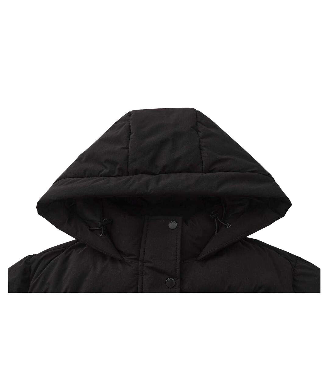 Womens/ladies Puffer Jacket Black Everlast-3