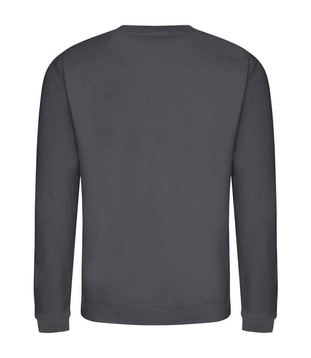 Unisex adult soft touch sweatshirt shark grey Awdis-2