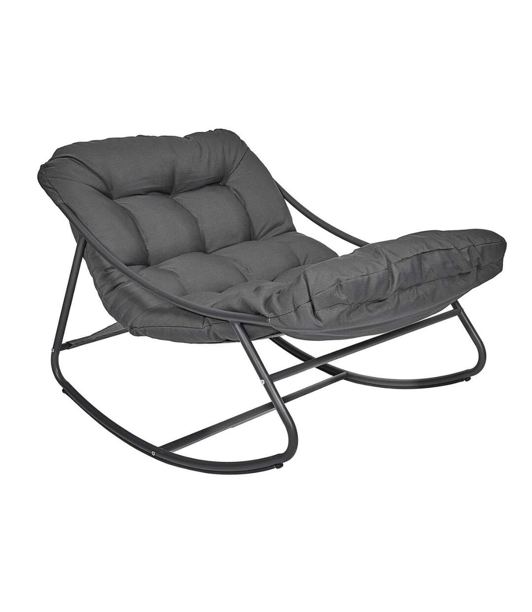 Fauteuil à bascule TENERIFE - Anthracite-1