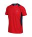 T-shirt Virda Homme Rouge Danger Bleu Marine Regatta-3