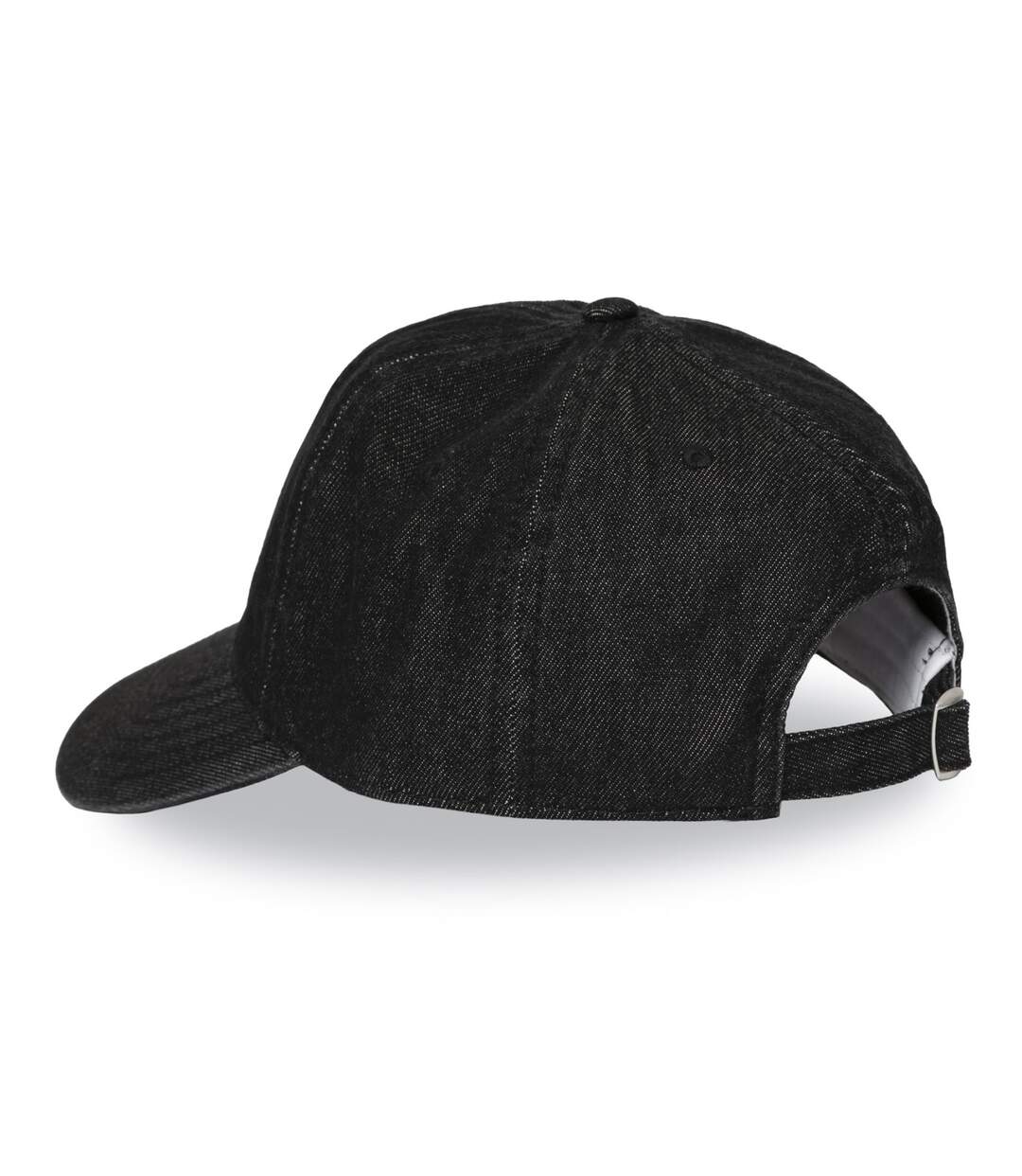 Casquette Dad Cap en coton avec écusson imprimé Denim Black Vondutch-5