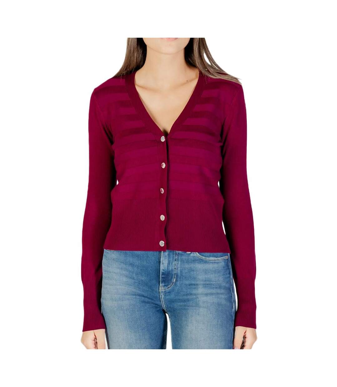 Gilet prune femme morgan menthi - l-1