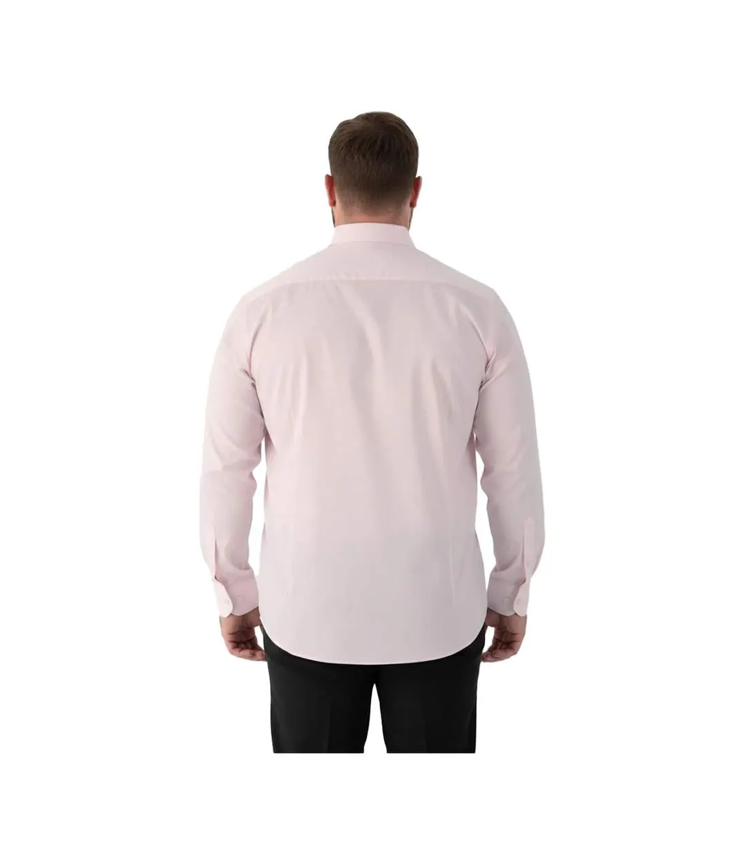 Chemise Oliver D555 Homme Rose Pâle Duke-2