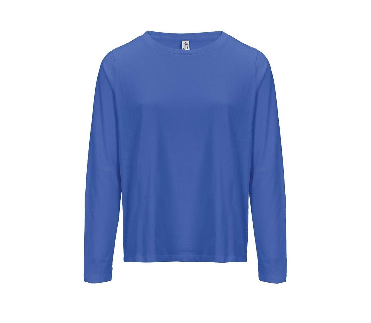 T-shirt manches longues FEMME - 04443 - bleu roi-2