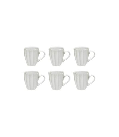 Lot de 6 Mugs en Grès Aude 37cl Vert Clair