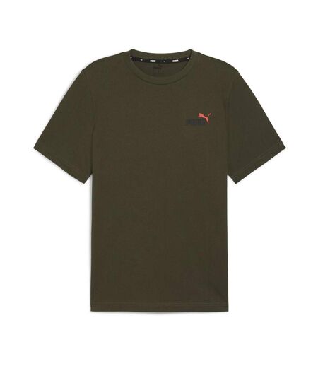 T-shirt kaki homme puma ess+ 2