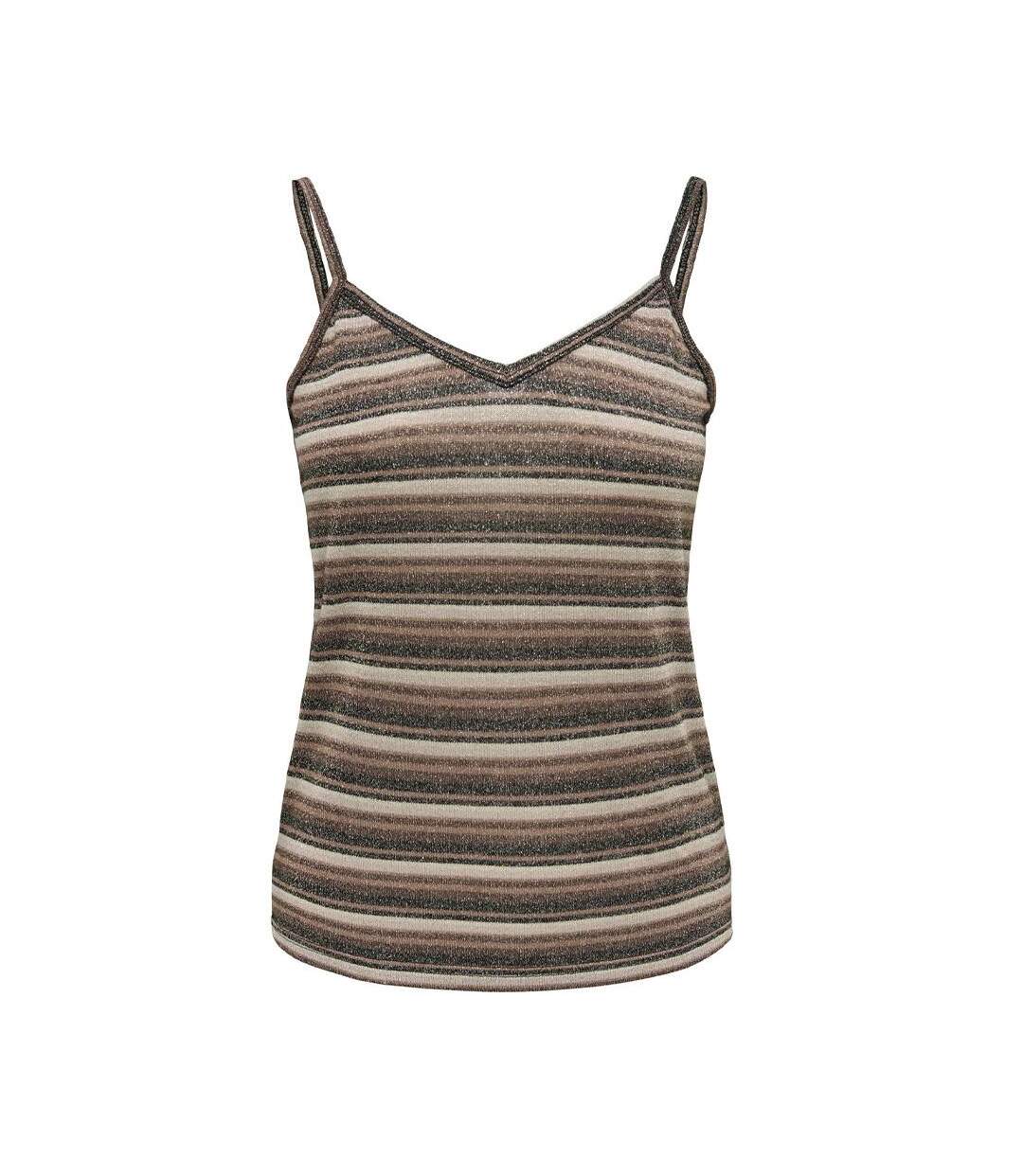 Débardeur marron femme jdy hallo-1