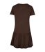 Robe T-shirt Valance Femme Marron Urban Classics-2