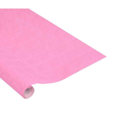 Nappe Papier Damassée 1,18x5m Rose