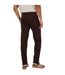 Mens Fleece Open Hem Straight Leg Jogging Bottoms Chocolate Brave Soul-3