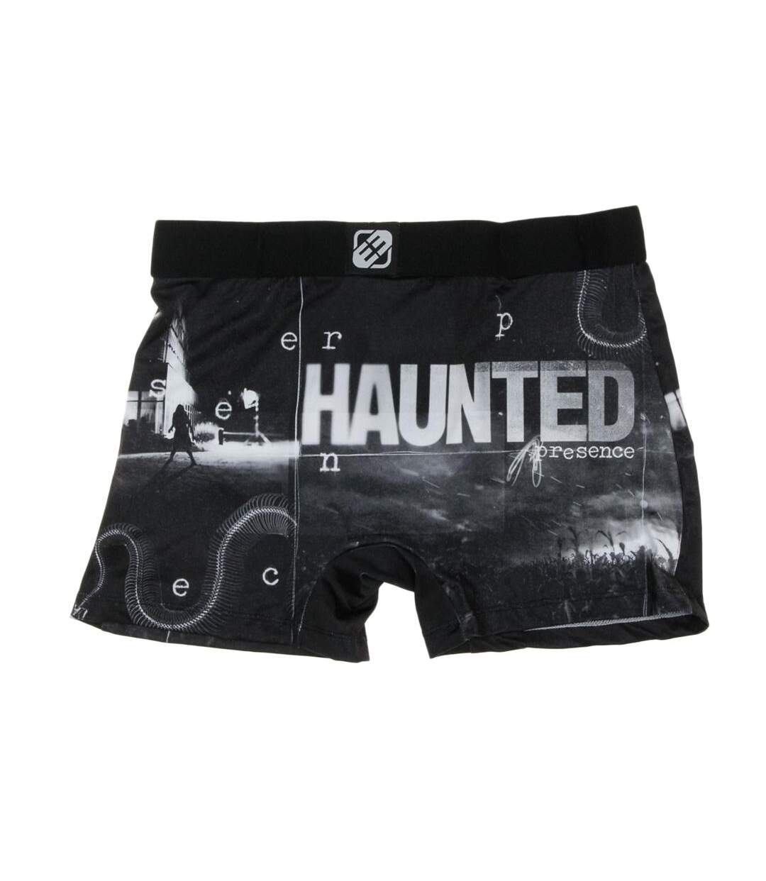 Boxer noir/gris à imprimés homme freegun hau - l-2