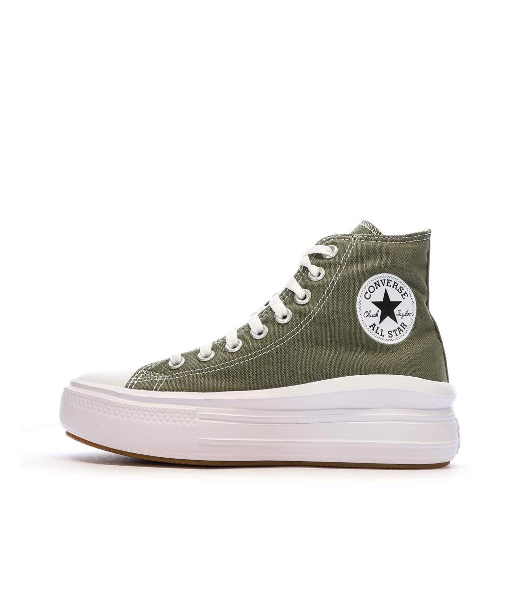 Baskets kaki femme converse chuck taylor all star move-1