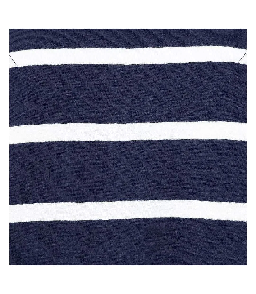 Mens Striped Short-sleeved Rugby Polo Shirt Marine Lazy Jacks-4