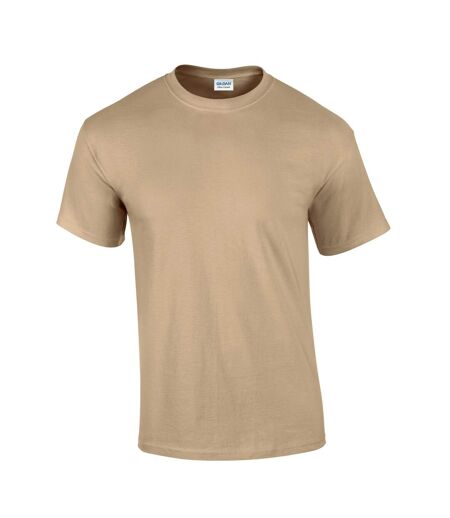 T-shirt Adulte Brun Clair Gildan