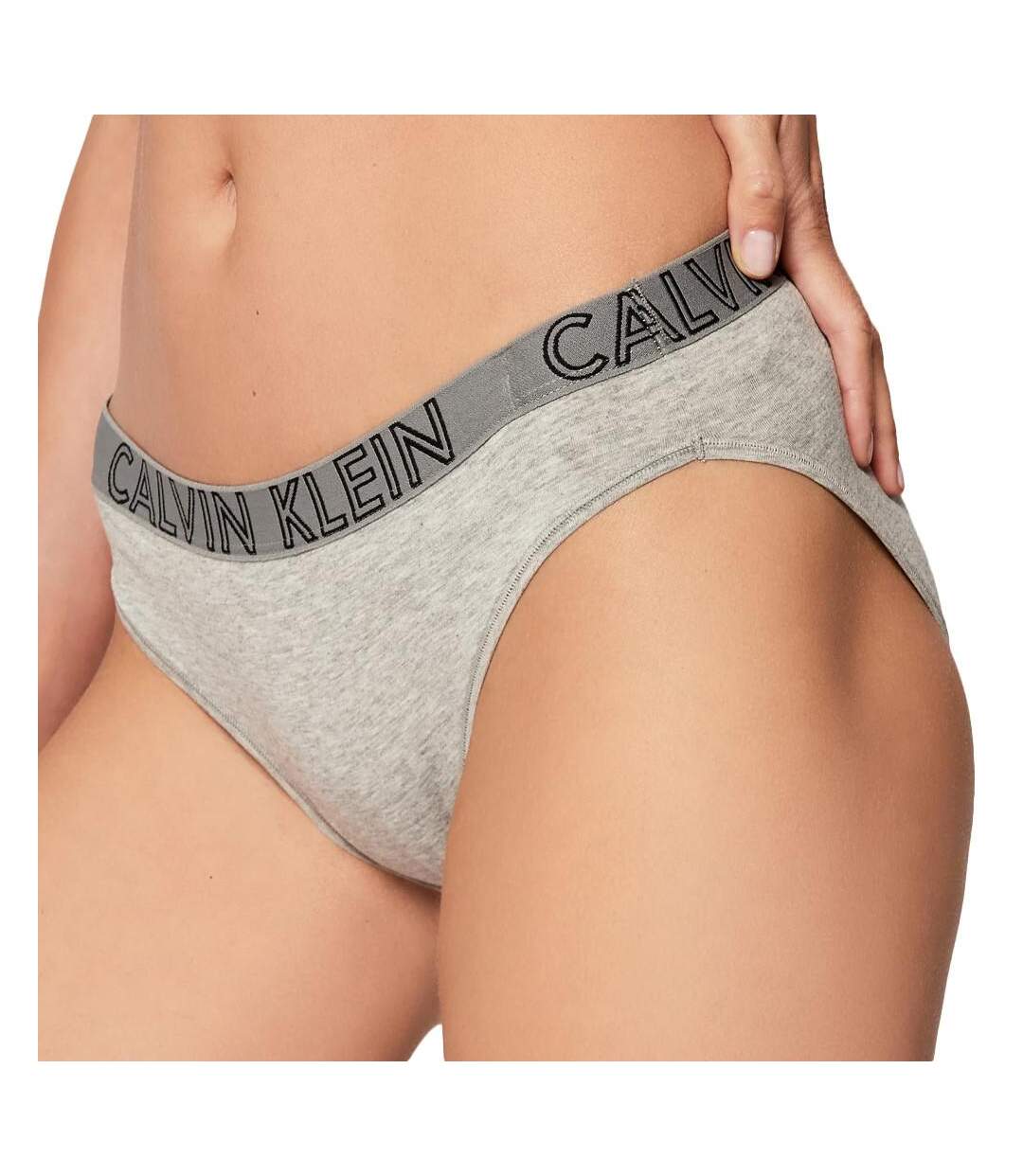 Culotte Bikini Gris Femme Calvin Klein Jeans - L-1