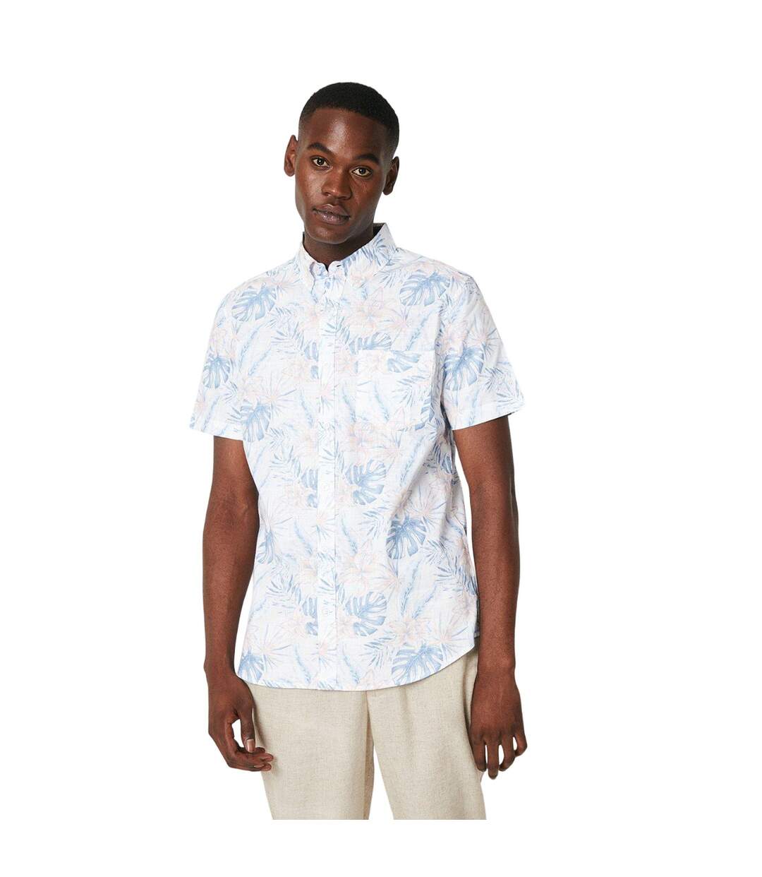 Chemise homme bleu clair Maine-1