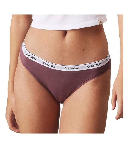 Culotte mauve femme calvin klein jeans bikinis