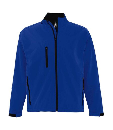 SOLS Mens Relax Soft Shell Jacket (Breathable, Windproof And Water Resistant) (Royal Blue) - UTPC347