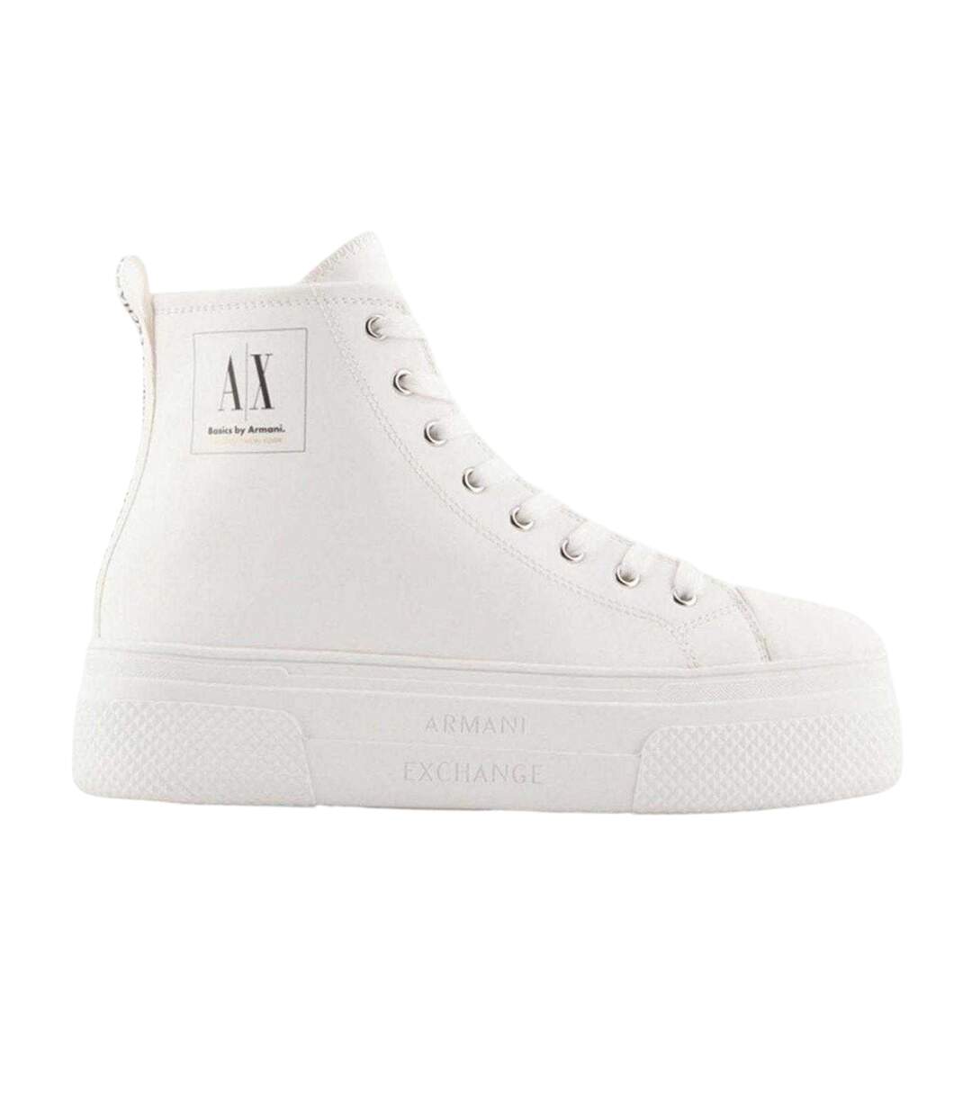 Baskets Montantes Femme Blanc Cassé Armani Exchange-3