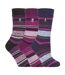 Set of 3 Insulated Thermal Ladies Socks for Ultimate Cold Weather Comfort-1