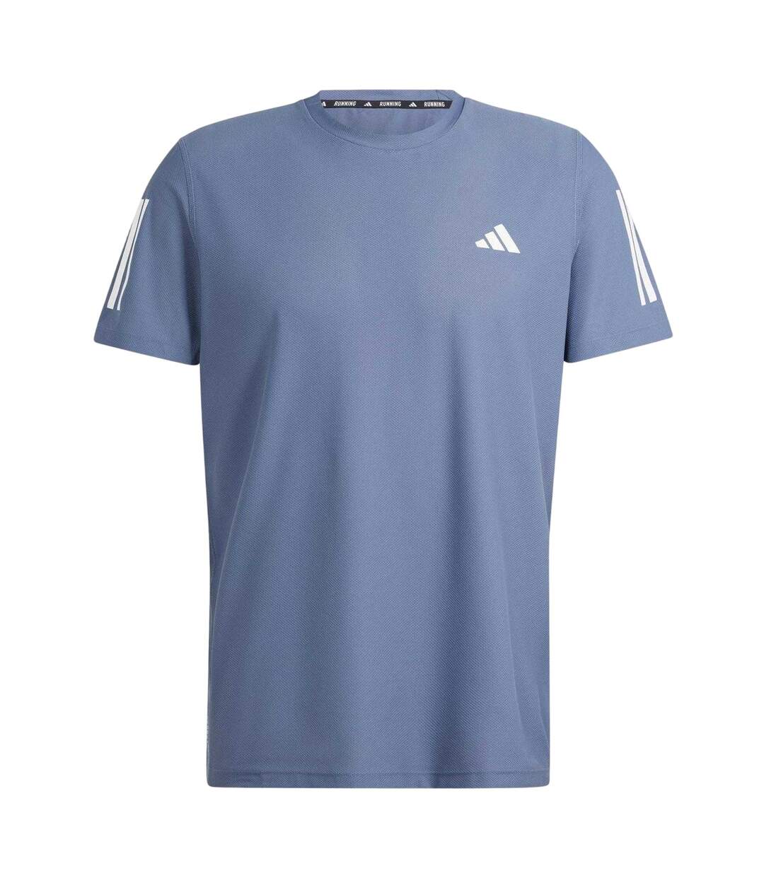 T-shirt The Run Homme Bleu Foncé Adidas-2
