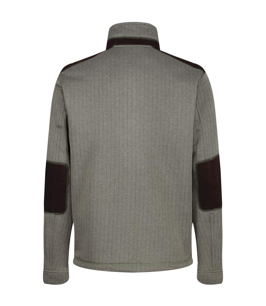 Mens holbeck half zip fleece top dark khaki Regatta