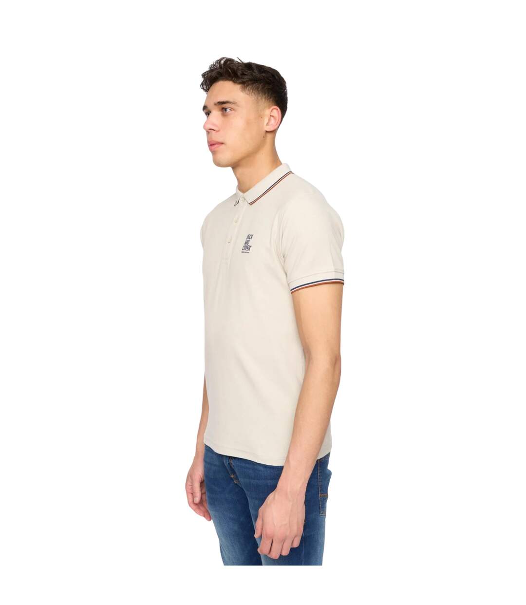Polo Melports Homme Blanc Cassé Duck And Cover-4