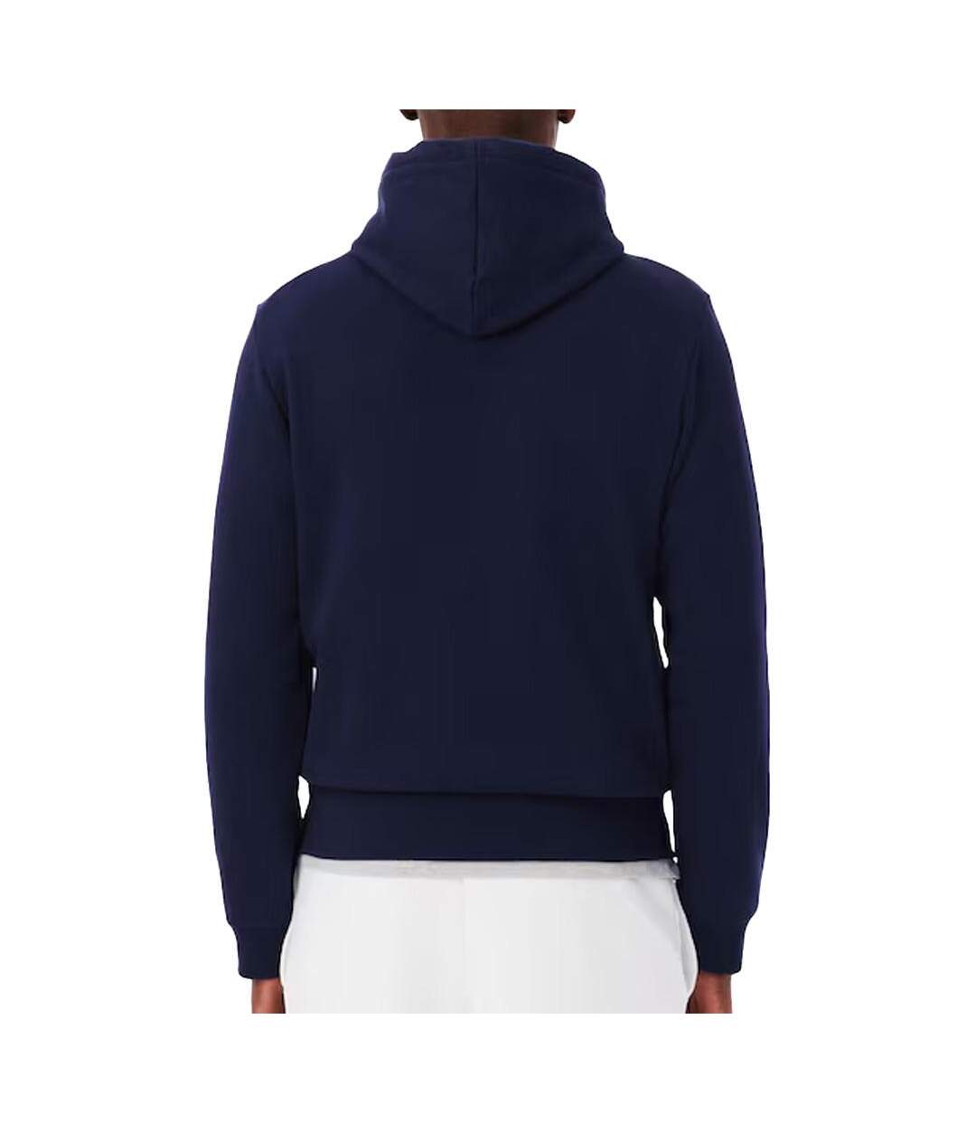 Sweat zippé marine homme lacoste zipped-2
