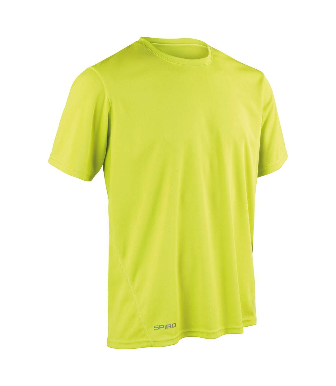 T-shirt Adulte Vert Citron Spiro-2
