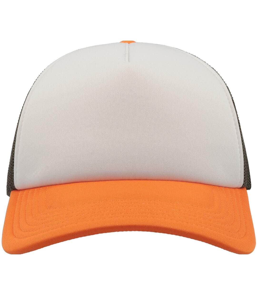 Casquette trucker rapper adulte orange fluo Atlantis-3