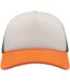 Casquette trucker rapper adulte orange fluo Atlantis