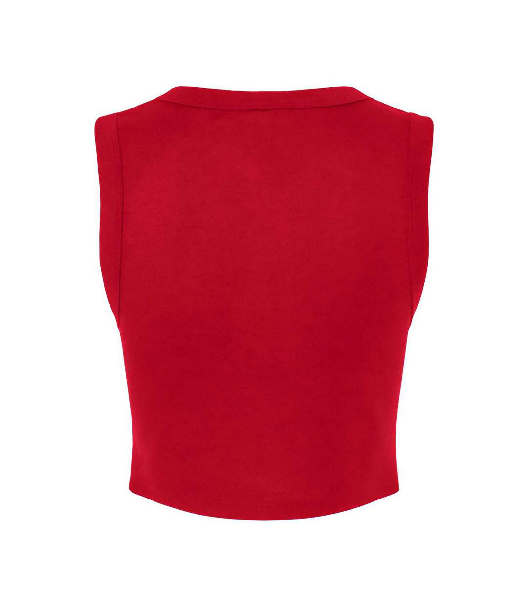 Haut court femme rouge Bella + Canvas