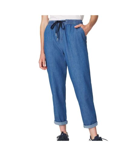 Pantalon fluide bleu foncé femme tbs stone - 36