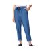 Pantalon fluide bleu foncé femme tbs stone - 36-1