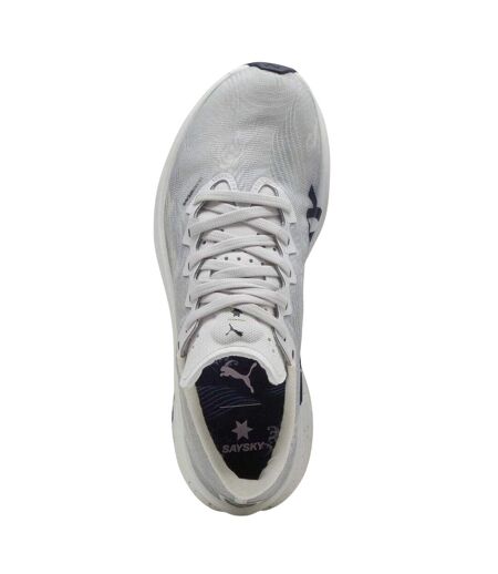 Womens/ladies Deviate Nitro Elite 3 Saysky Running Shoes Cool Light Grey Puma