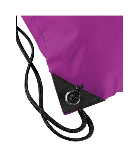 Sac à cordon premium taille unique magenta Bagbase