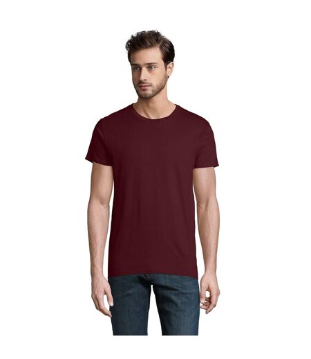 T-shirt Pioneer Homme Bordeaux SOLS