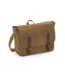 Quadra Heritage Leather Accents Messenger Bag (Desert Sand) (One Size)