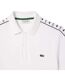 Mens Mini Pique Stretch Regular Polo Shirt White Lacoste-4