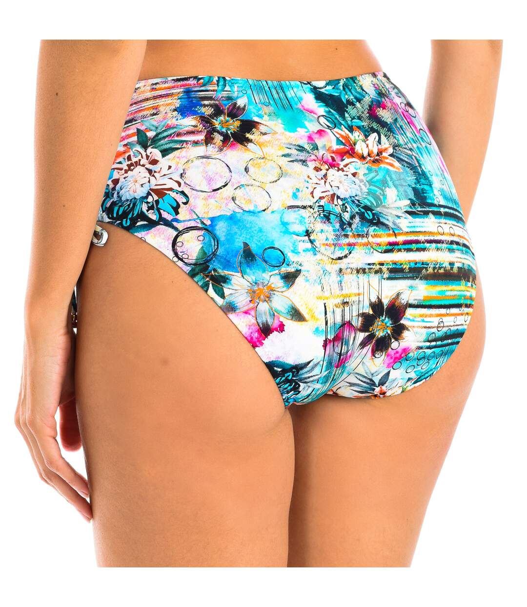 Women's high waisted bikini bottom W230258-4